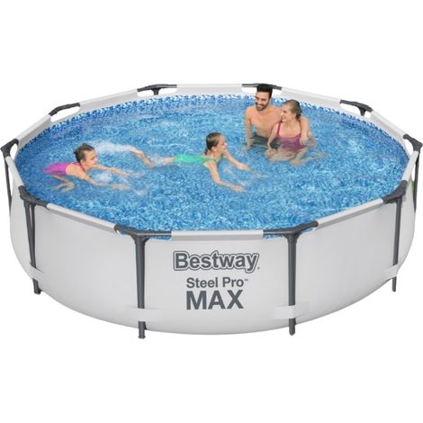 Piscine Bestway Steel Pro MAX - 305 x 76 cm - Ronde (1/5)