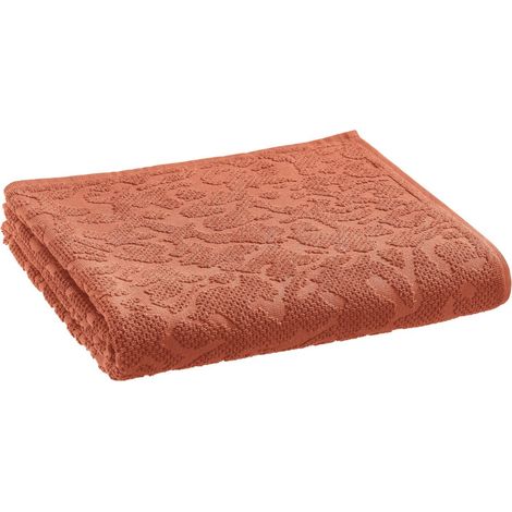Drap de bain en coton bouclette 500 g/m² motifs arabesques 90 x 150 cm - PANGIVO
