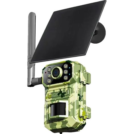 Cámara para observación de fauna, 4MP, con energía solar, 4G UE-128GB (1/2)