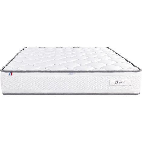 Matelas Iris (20 cm), mousse haute densité, indépendance de couchage, double face été/hiver, 90x190cm (1/5)