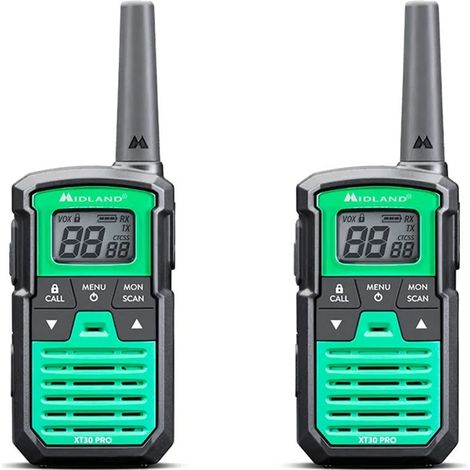 Talkie-walkie Midland XT30 Pro Noir/Vert-AquaForge (1/5)