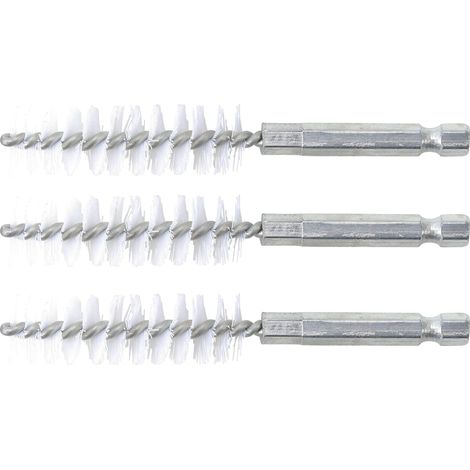 Spazzola in nylon  15 mm  6,3 mm (1/4")  3 pz. (1/4)