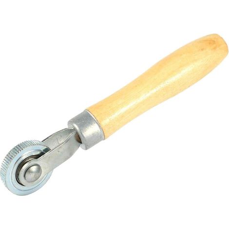 Rouleau a Pneu, poignée en bois réparation tube point ponction patch pneu roulement à rouleaux outil kit (1/5)