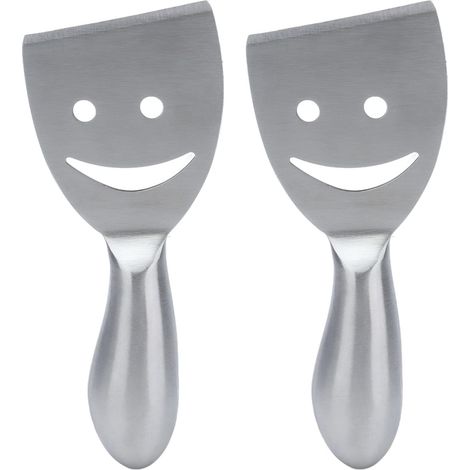 Lot de 2 rabot à fromage inox antiadhésif, râpe fromage et légumes, lavable, 12,7x5,2 cm, ustensile cuisine (1/5)