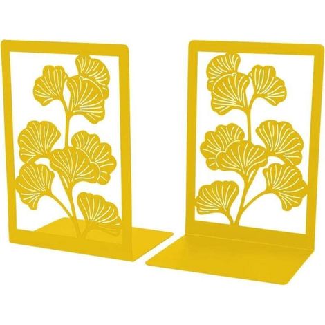 Fermalibri, set di 2 fermalibri, fermalibri in metallo, fermalibri decorativi cavi, fermalibri con cuscinetti antiscivolo, 12x9x17 cm