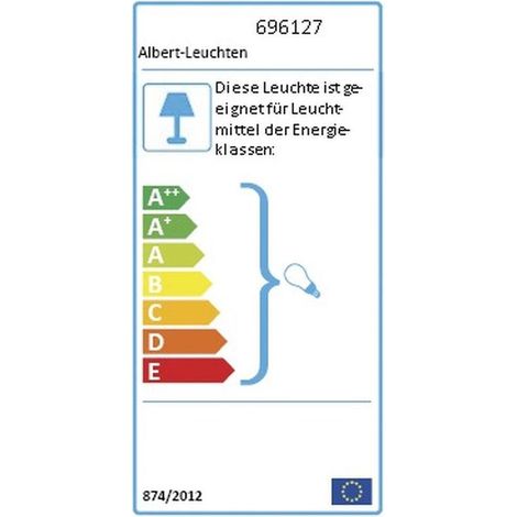 Albert WANDLEUCHTE 1X75W E27 IP44 (696127 +BWM 21S108) (1/2)