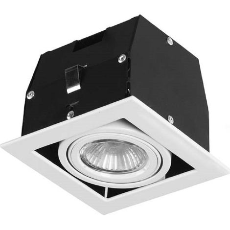 Downlight Ip23 Cardan Simple Gu10/G5,3 50W Blanco 857Lm (1/2)