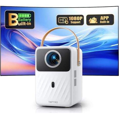 Vidéoprojecteur Portable - SUTEO - B1 - FHD 1080P - 380 ANSI - WiFi 5G Bluetooth 5.2 (1/5)