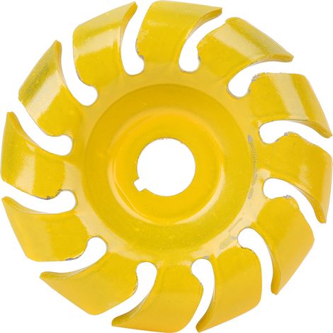 Lot polisseuse 12 dents 90mm acier manganèse outil bois sculpture pour meuleuse d'angle (1/5)