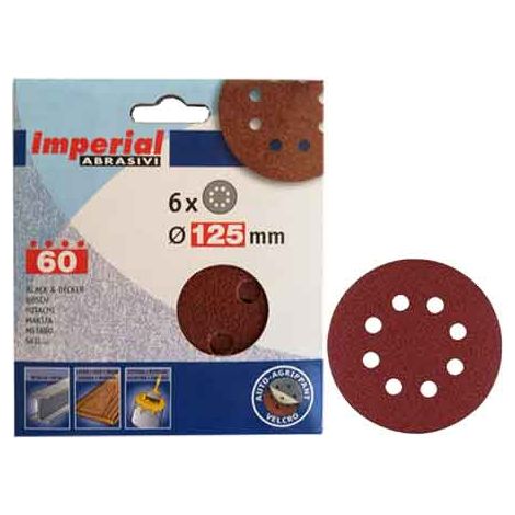 DISQUE ABRASIF À SCRATCH 'FAIS-LE-TOI-MÊME' Ø 125 mm - grain 240 - 6