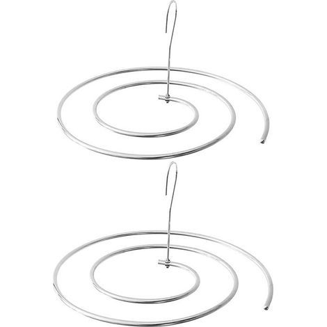 HONORNIC - Paquet de 2 Support de Drap de lit économiseur d'espace, support de séchage Multifonction en Spirale, fabriqué en Acier Inoxydable (1/4)