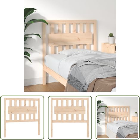Furniture Limited - Tête de lit 95,5x4x100 cm Bois massif de pin (1/5)