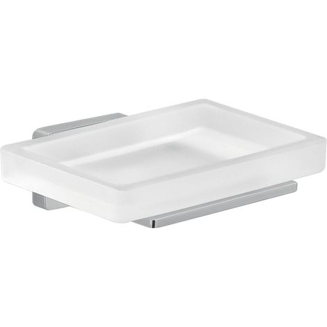 Porte savon verre 11,5x10x3,8 cm réf 44111300200 (1/4)