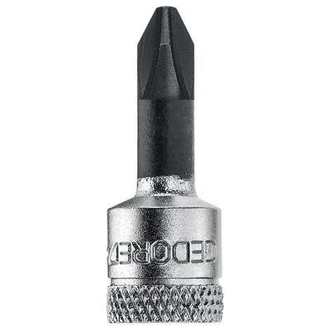 Conector de artornillado 1/4'' para Tornillo Phillips PH, dimensiones : PH 4, Largo 28 mm