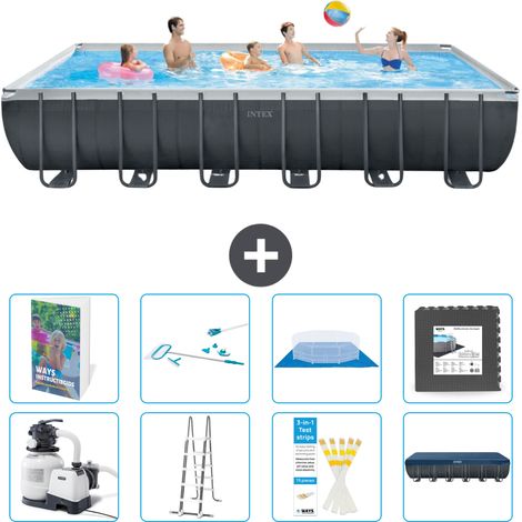 Ultra XTR Pool Rechteckig - 732x366x132 cm - 9-teilig S565