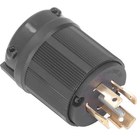 Adaptateur Verrouillable NEMA L21-30 30A 5 Broches 120/208V pour Machines Industrielles (1/5)