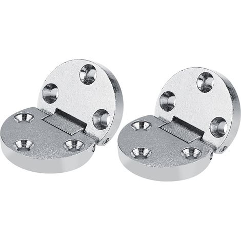 Charnières Pliantes Auto-Portantes en Alliage de Zinc, Lot de 2, pour Tables Rabattables Ovales et Meubles, Quincaillerie de Rangement Durable (1/5)