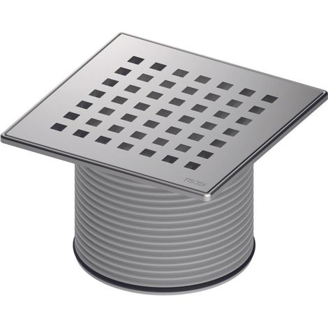 TECEdrainpoint S cadre de grille, acier inoxydable, 142x142mm,