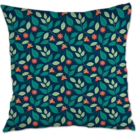 Housse de coussin 45x45 cm carrée élégant pour canapé lit chaise décoratif de ferme la saint-valentin (1/5)