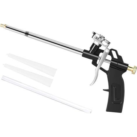 Pistola per schiuma, pistola professionale per schiuma espandibile, pistola per schiuma poliuretanica per impieghi gravosi, pistola manuale per sigillante (1/4)