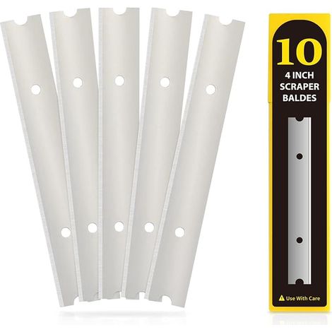 Scraper Blades Industry Scraper Replacement Blade Glass Glue Window Tiles Mirror 100 mm Stainless Steel (1/5)