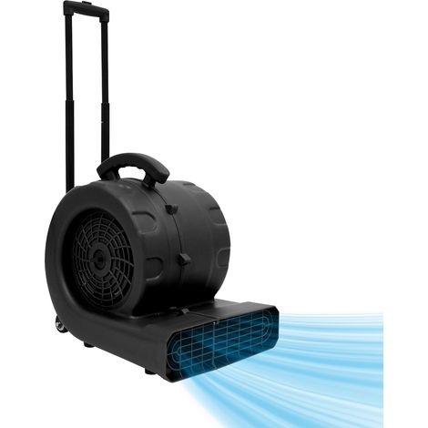 Sèche-sol électrique industriel 750 W avec 3 vitesses, 3 angles de soufflage (0°/45°/90°), minuterie de 120 minutes pour séchage du sol, déshumidification, ventilation (1/5)