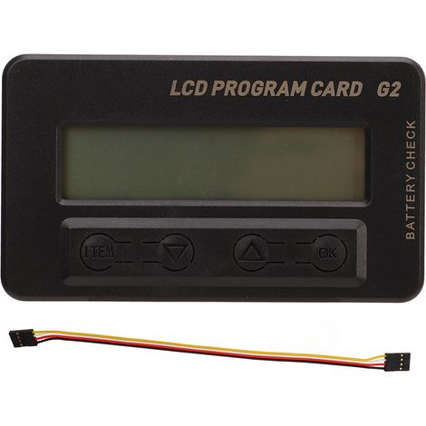 Carte de programmation LCD G2 multifonction avec affichage en temps réel pour ESC de modèle d'avion RC, DC5-12.6V (1/5)