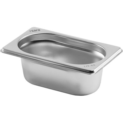 Bac GN 1/9 - Inox AISI304 - 176x108x100mm - 1L - TopLine - Saro