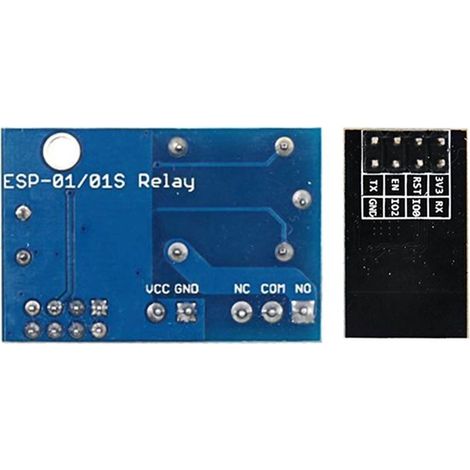 ESP8266 ESP-01S + 5V Módulo de relé WiFi Control remoto inteligente para el hogar (1/3)