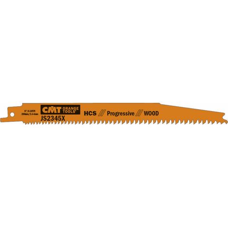 JS2345X-5 5 LAME SEGHETTO X LEGNO HCS 200x2.4-4x6-10TPI SIDESET/GROUND (1/4)