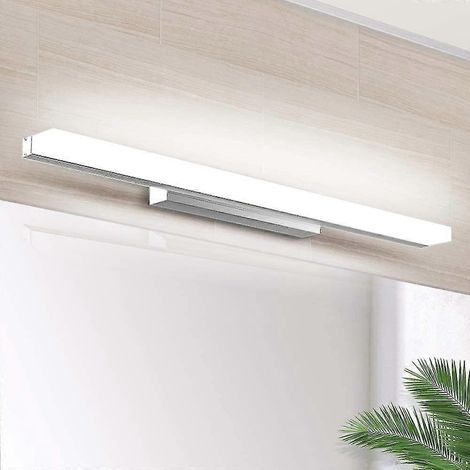 Applique murale LED pour miroir de salle de bain, 40 cm, 700 lm, 8 W, 6000 K, indice de protection IP44, blanc neutre, style moderne. (1/5)
