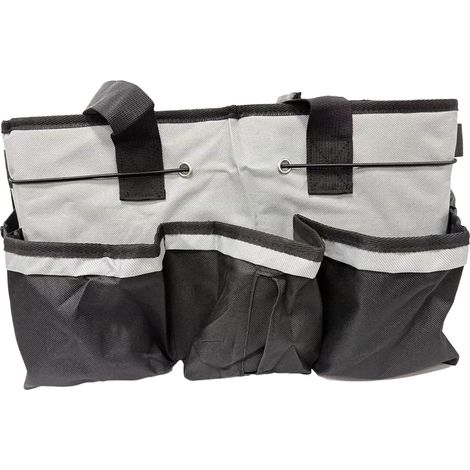 Sac de rangement pour outils nettoyage avec poignée et bandoulière (1/5)