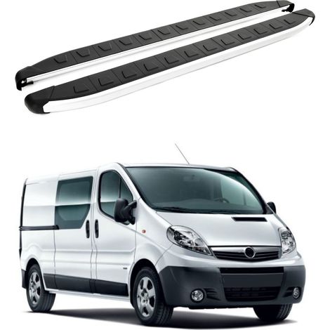 TURTLE kompatibel mit Opel Vivaro (X83) 2001-2014 / Kurze Version Trittbrett Alyans Grau (1/4)
