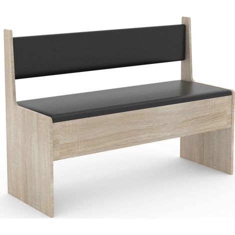 Panca da banco angolare in legno Esal 110 cm 80x110x42 - VCM