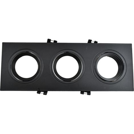 Aro Downlight Basculante Para Tres Bombillas GU10/MR16 -