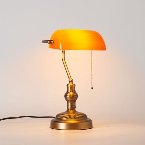 Lampada da tavolo vintage "BANQUERO" - E27