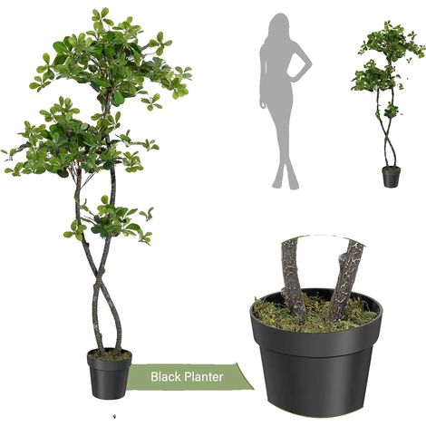 Arbre Olive Artificiel, 180 cm, Décoration Résistante aux UV, 5ft (1/2)