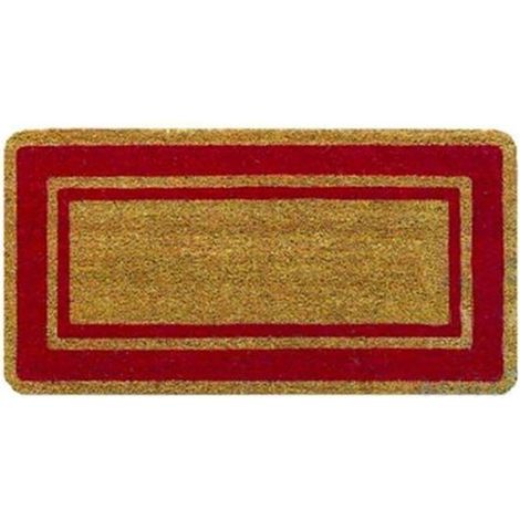 ZERBINO COCCO SUPER ROSSO SPESSORE MM.17 - cm.50X90 FER 331371 (1/2)