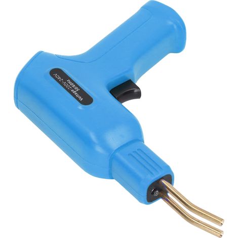 Kit de soudure plastique 50W pour réparation automobile, agrafeuse thermique pour pare-chocs, avec 4 types d'agrafes, bleu, prise UE 220-240V (1/5)