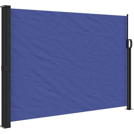 Maison Exclusive - Seitenmarkise Ausziehbar Blau 140x500 cm (1/5)