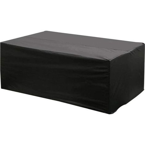 Irovami Gartenmöbel-Schutzhülle 200 x 160 x 70 cm – 420D Oxford-Gewebe, wasserdicht, UV-beständig, winddicht mit Schlaufen – Ideal für Tische und Gartenmöbel-Sets (1/5)