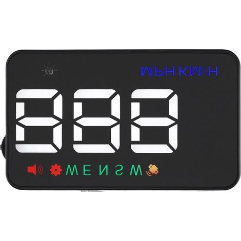 Compteur De Vitesse GPS Satellite A5 HUD, Affichage Tête Haute, KM/h MPH, For Voiture, Vélo, Moto, Accessoires Automobiles Instrument Multifonctionnel (1/5)