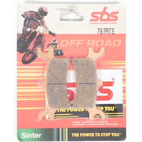 Bremsbelag sbs für quad polaris 330 magnum 2x4 4x4 2003 bis 2006