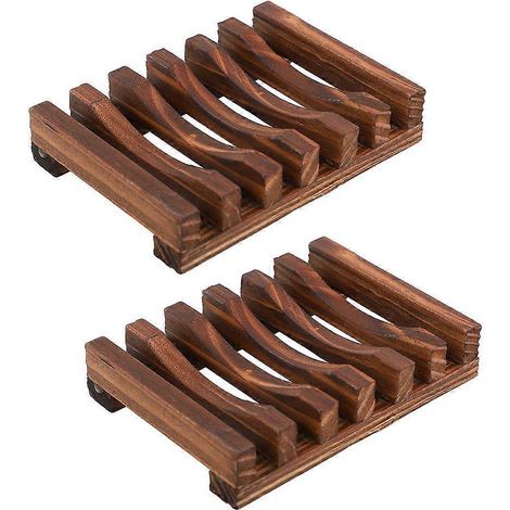 Porte-savon en bois fait main, étagère de rangement pour salle de bain et douche (1/5)