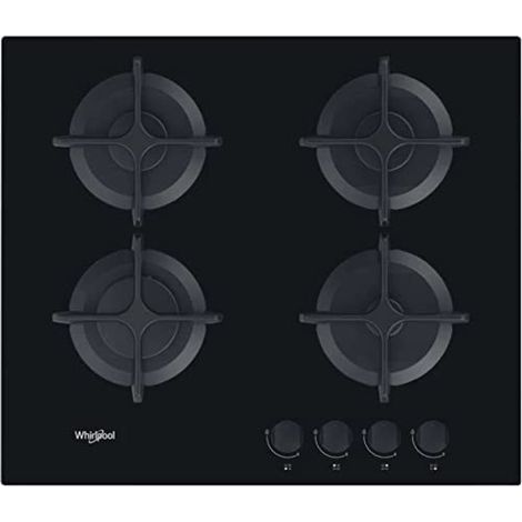 Whirlpool AKT 616/NB hobs Negro Integrado 60 cm Encimera de gas 4 zona(s) (1/4)