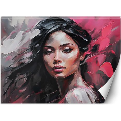 Papier peint Femme Glamour Rose 100x70 (1/5)