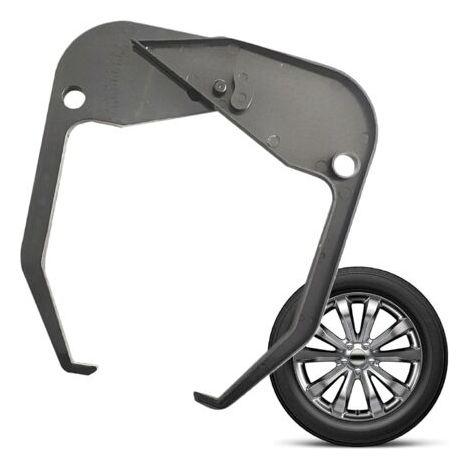 Jauge de largeur de jante de véhicule - Appareil de mesure pour déterminer la largeur de jante avec règle de calibre - Outil pour l'entretien automobile, bricoleurs, mécaniciens (1/5)