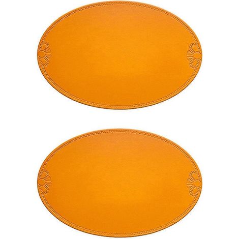 Set de table rétro en polyuréthane, style européen français, ovale, isolant, pour la maison H-- (1/5)
