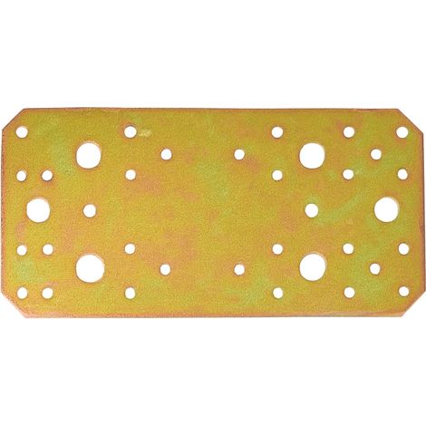 Piastrina di Giunzione Diritta Mm 200 x 90 L in Acciaio Tropicalizzato 20