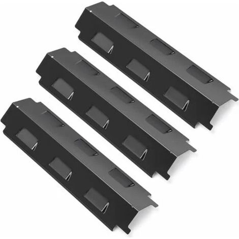 37cm Universal Heat Diffuser Accessory for Charbroil, Fire Mountain, Uniflame, Barbecook, CCLIFE, Landmann, Proficook, Porcelain Steel Hot Plate Spare Part, Pack of 4 (1/4)